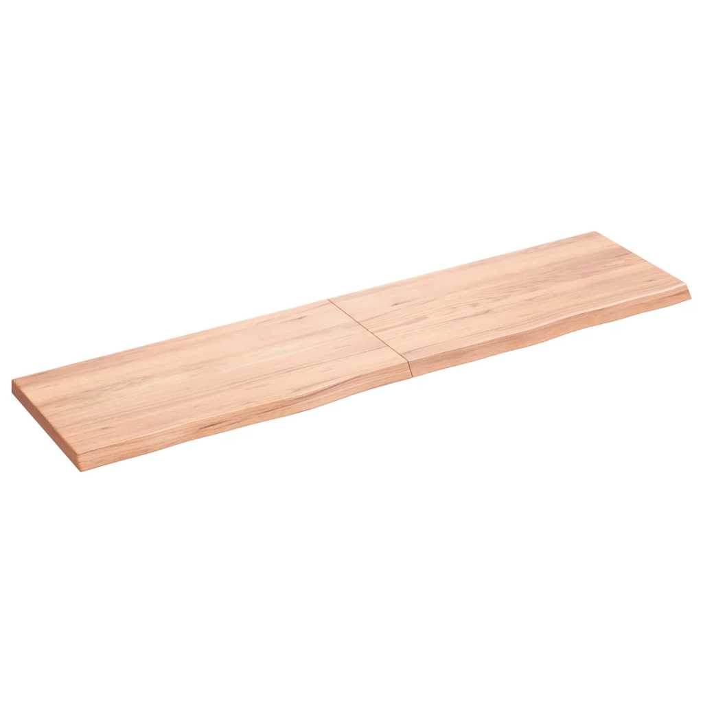 Stolna ploča svjetlosmeđa 160x40x(2-4) cm tretirana hrastovina