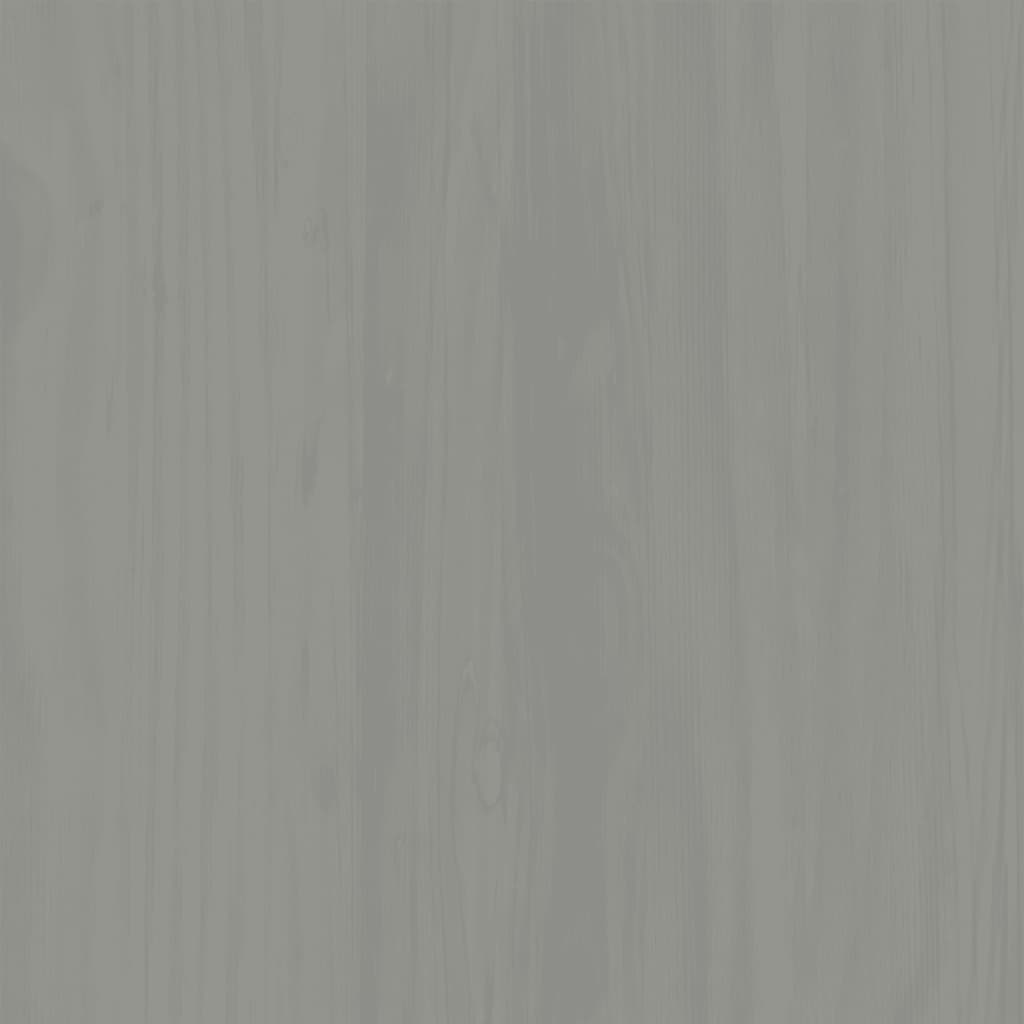 Ormarić za cipele VIGO 60 x 35 x 96 cm sivi od masivne borovine