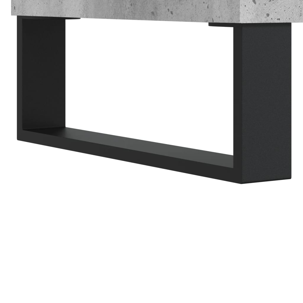 Ormarić za ploče boja betona 121 x 38 x 48 cm konstruirano drvo