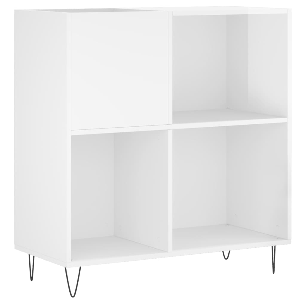 Ormarić za ploče sjajni bijeli 84,5x38x89 cm konstruirano drvo