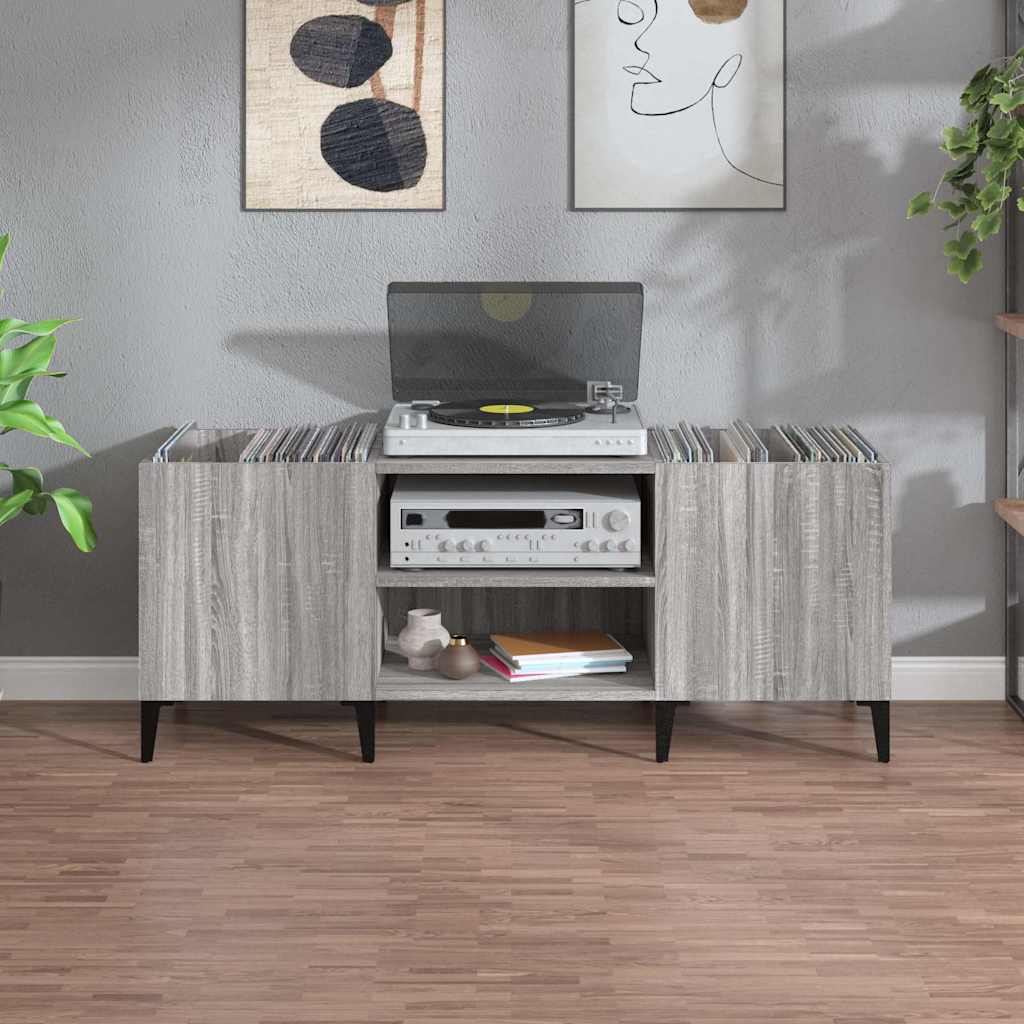 Ormarić za ploče boja hrasta 121 x 38 x 48 cm konstruirano drvo