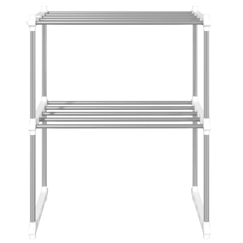 Polica za mikrovalnu pećnicu bijela 51 x 27 x 63 cm aluminijska