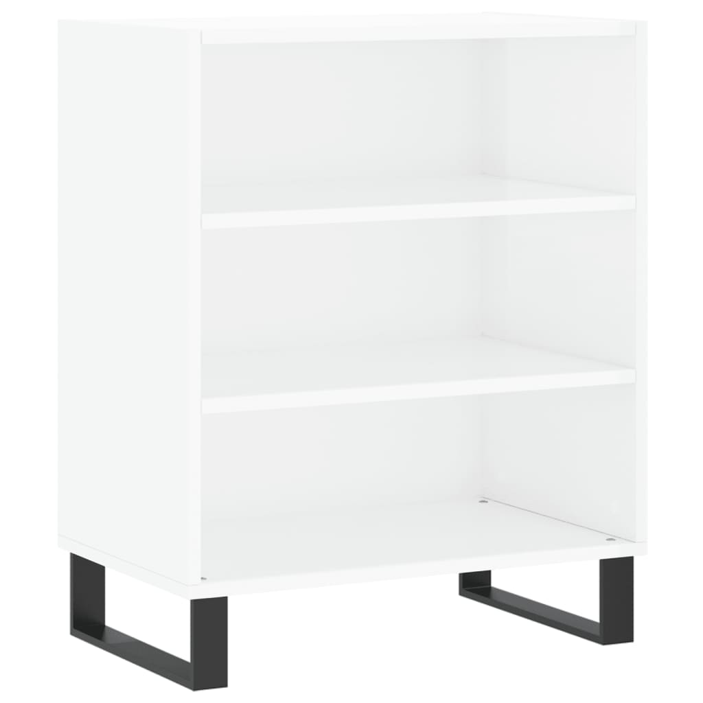 Komoda sjajna bijela 57 x 35 x 70 cm od konstruiranog drva