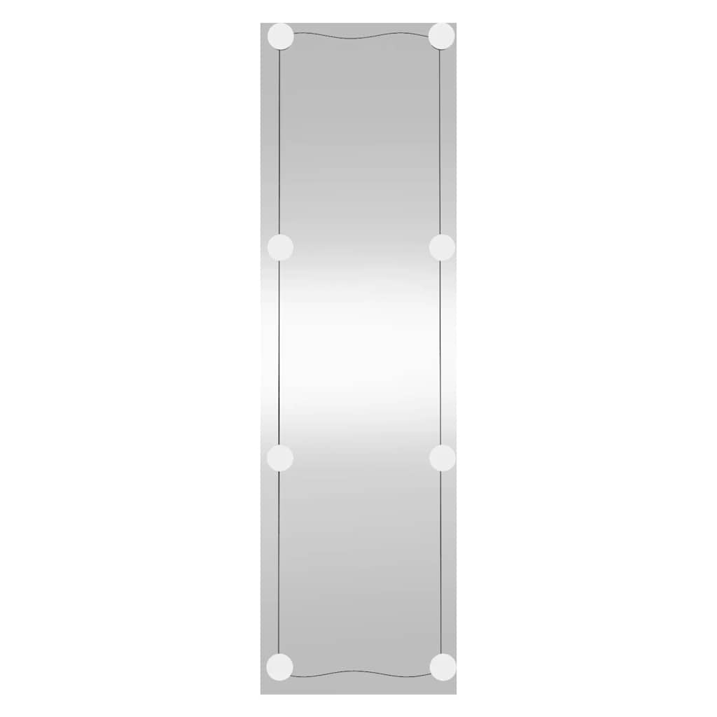 Zidno ogledalo s LED svjetlima 30 x 100 cm stakleno pravokutno