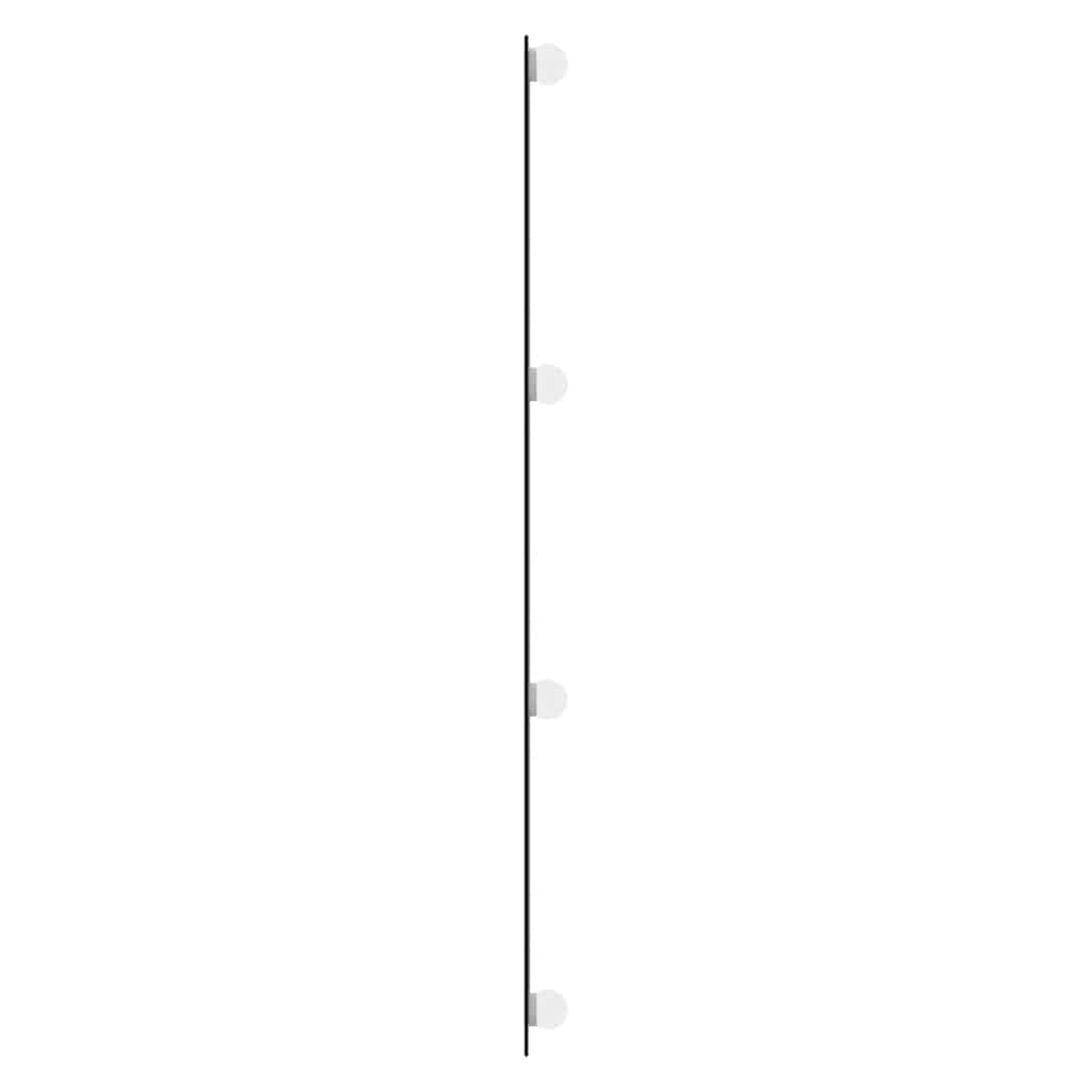 Zidno ogledalo s LED svjetlima 30 x 100 cm stakleno pravokutno