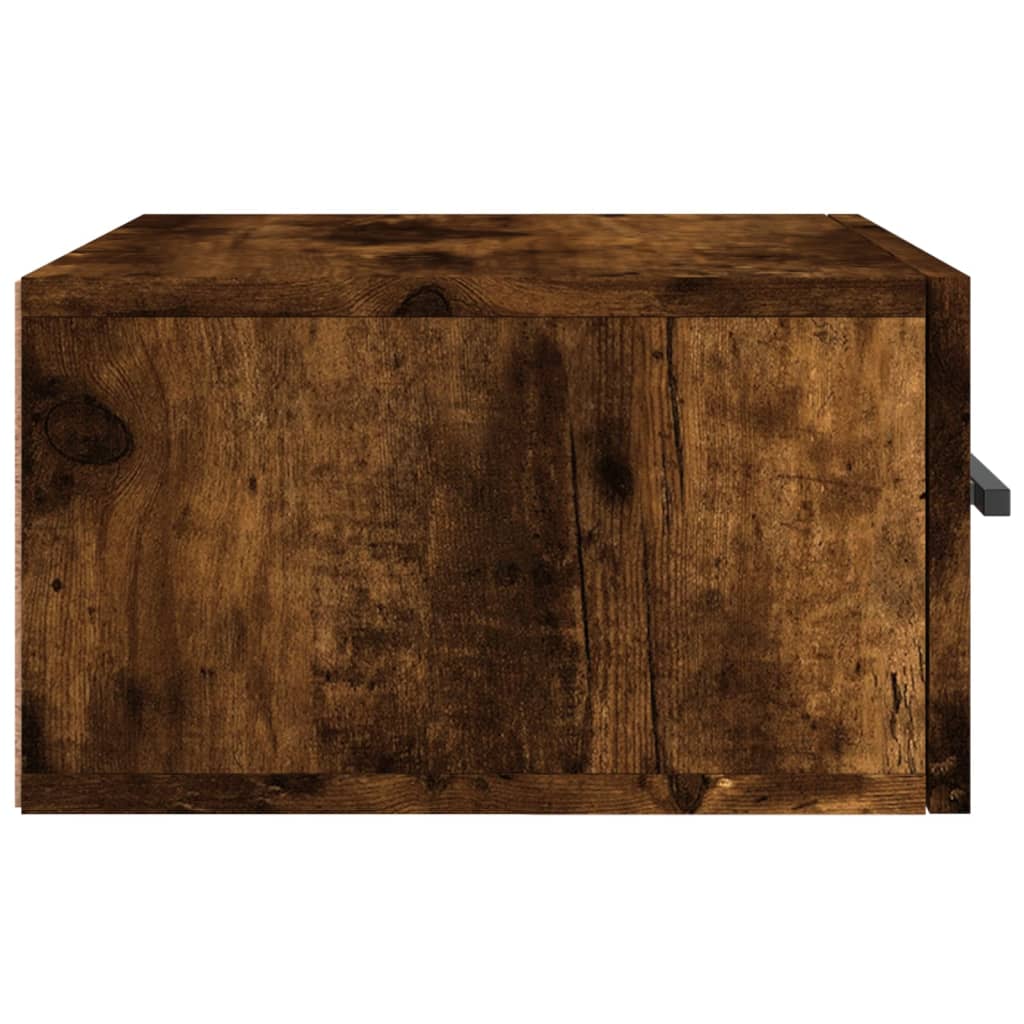 Zidni noćni ormarić boja dimljenog hrasta 35x35x20 cm