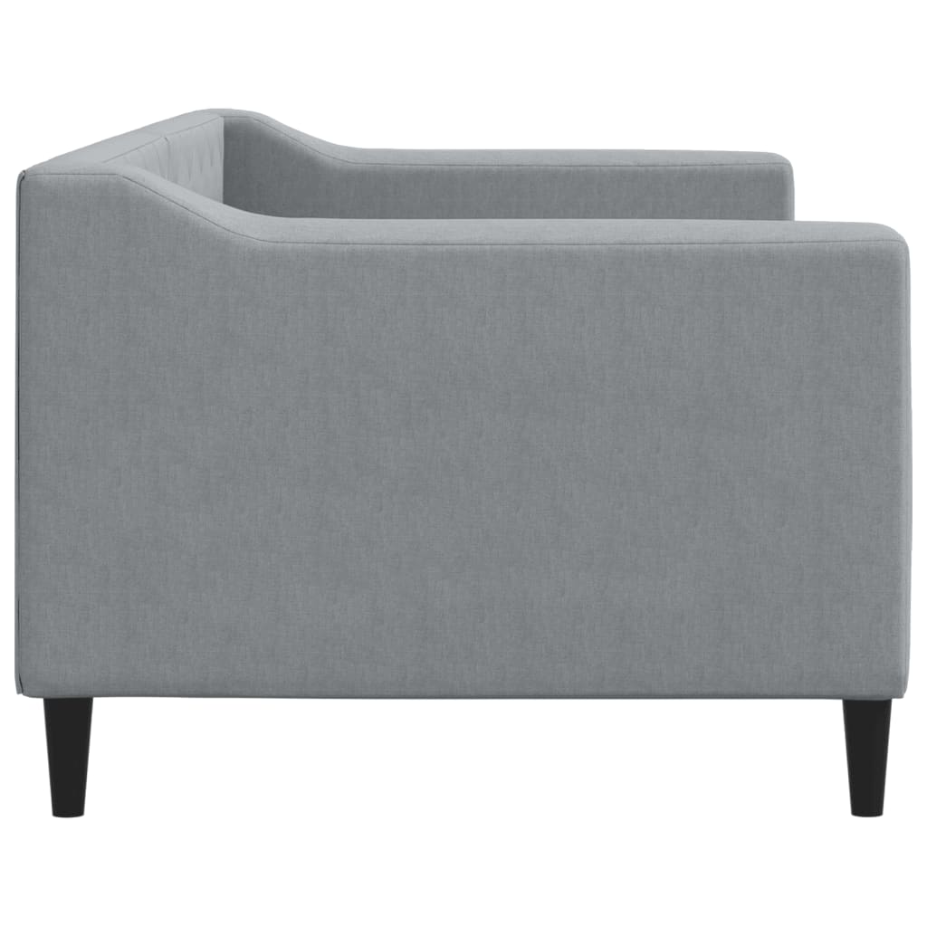 Dnevni krevet svjetlosivi 80 x 200 cm od tkanine