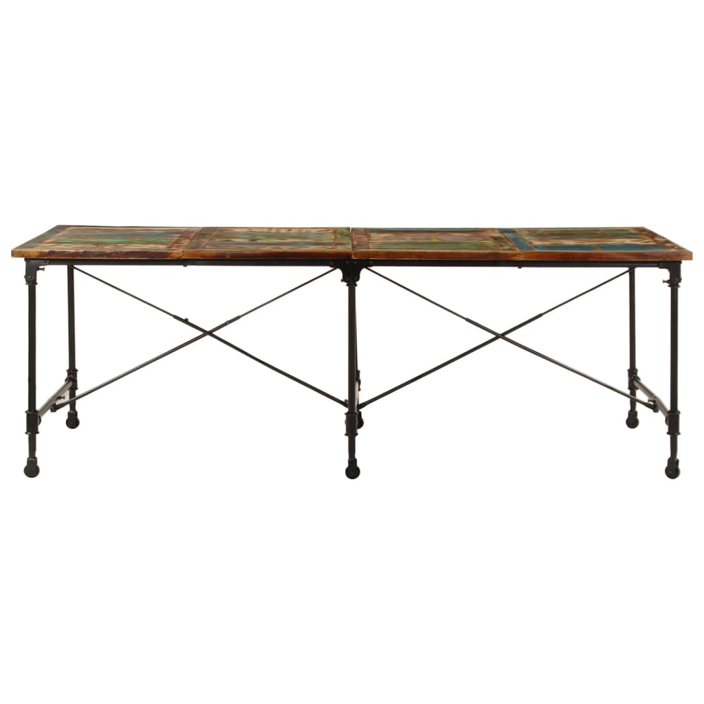 Blagovaonski stol 220 x 90 x 77 cm od masivnog obnovljenog drva