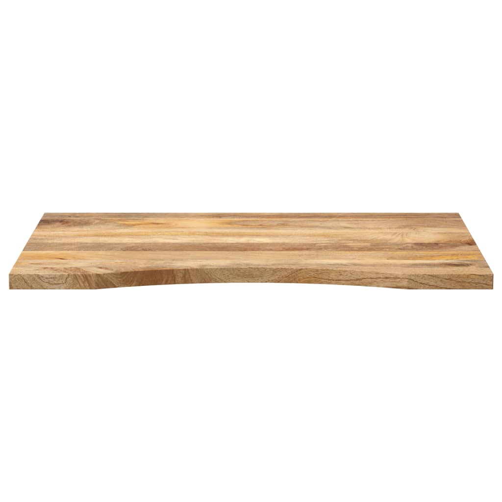 Ploča za radni stol zaobljena 90x50x2,5 cm od drva manga