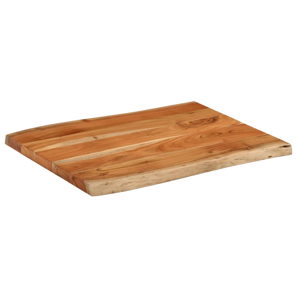 Stolna ploča 70x60x3,8 cm pravokutna bagremovo drvo živi rub