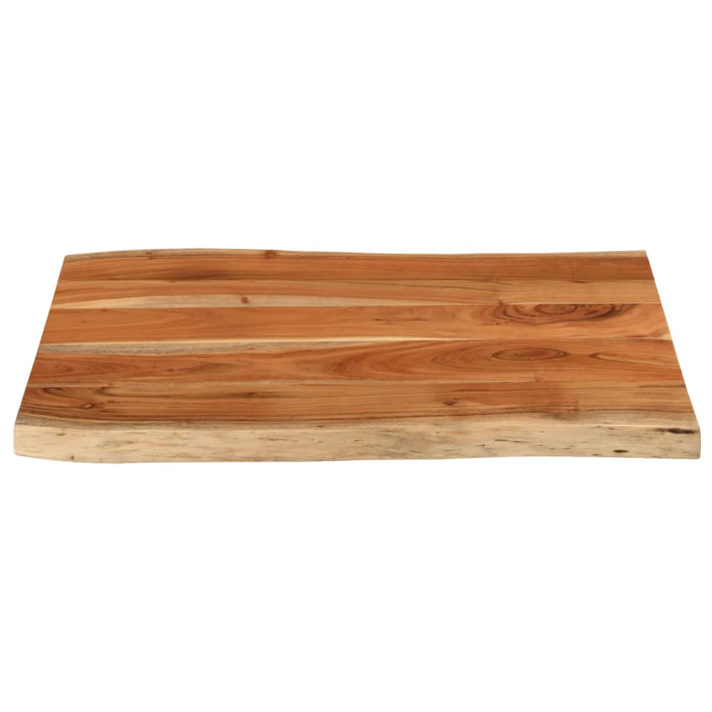 Stolna ploča 70x60x3,8 cm pravokutna bagremovo drvo živi rub