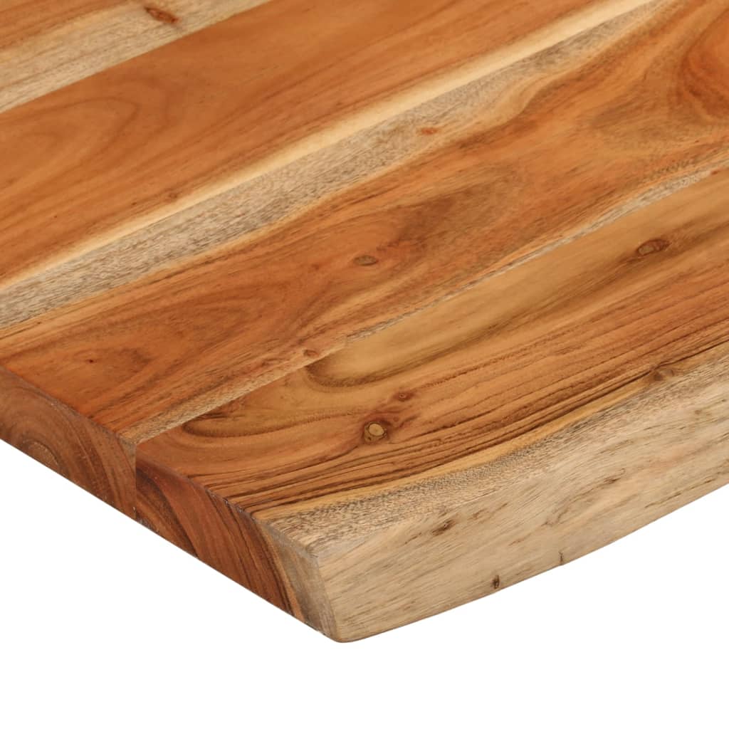 Stolna ploča 70x60x3,8 cm pravokutna bagremovo drvo živi rub