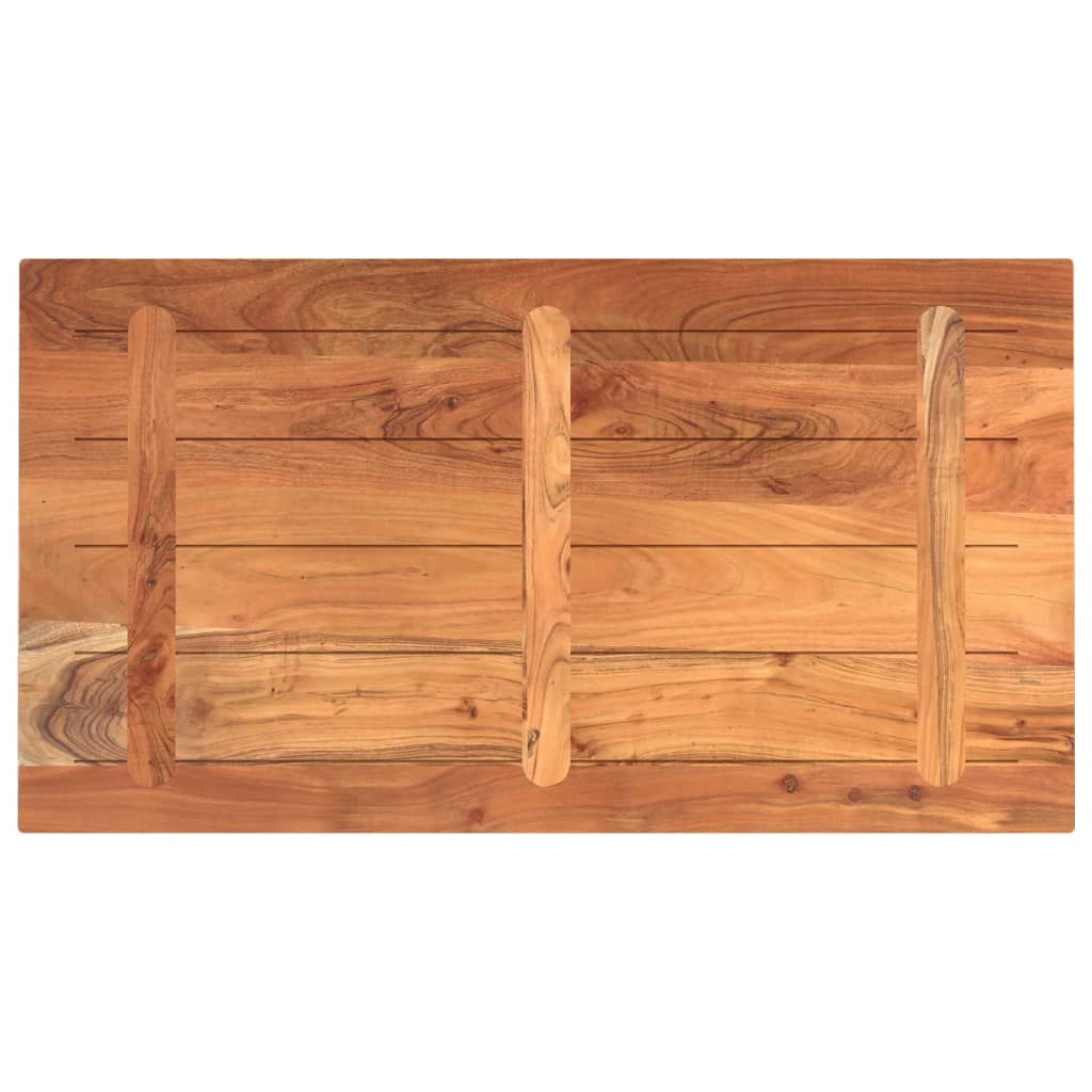 Stolna ploča 100x60x3,8 cm pravokutna od masivnog drva bagrema