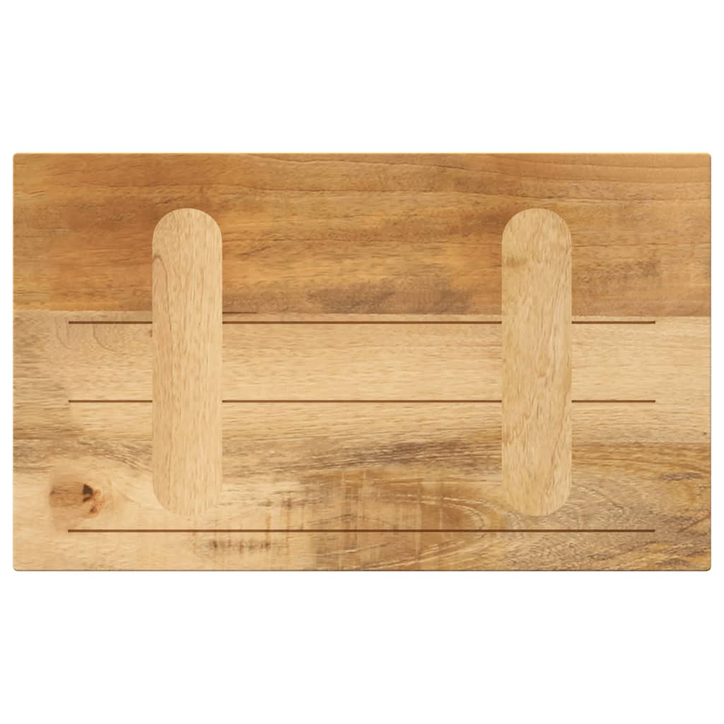 Ploča stola 50x20x3,8 cm Pravokutna Masivna Drvena Obrađena Mango Boja