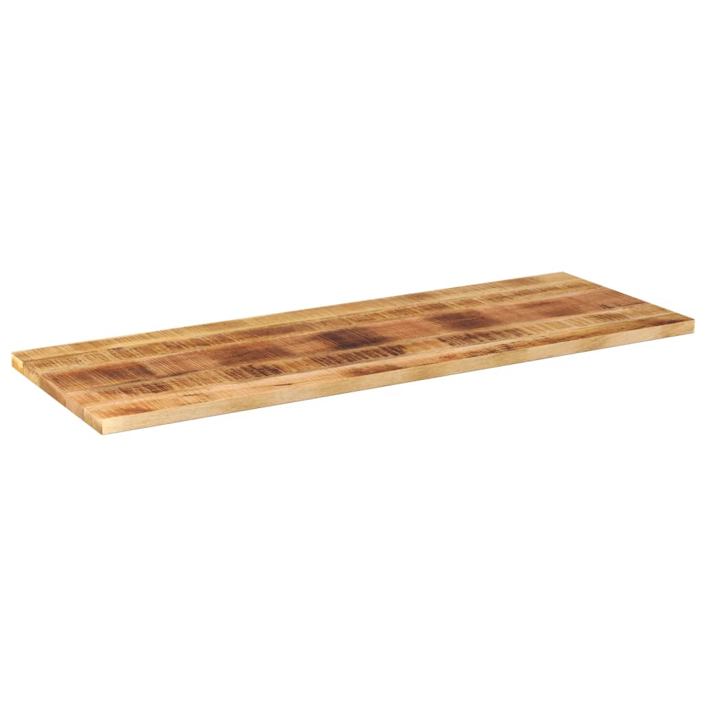 Ploča stola 140x50x3,8 cm pravokutna puna drvena gruba mango