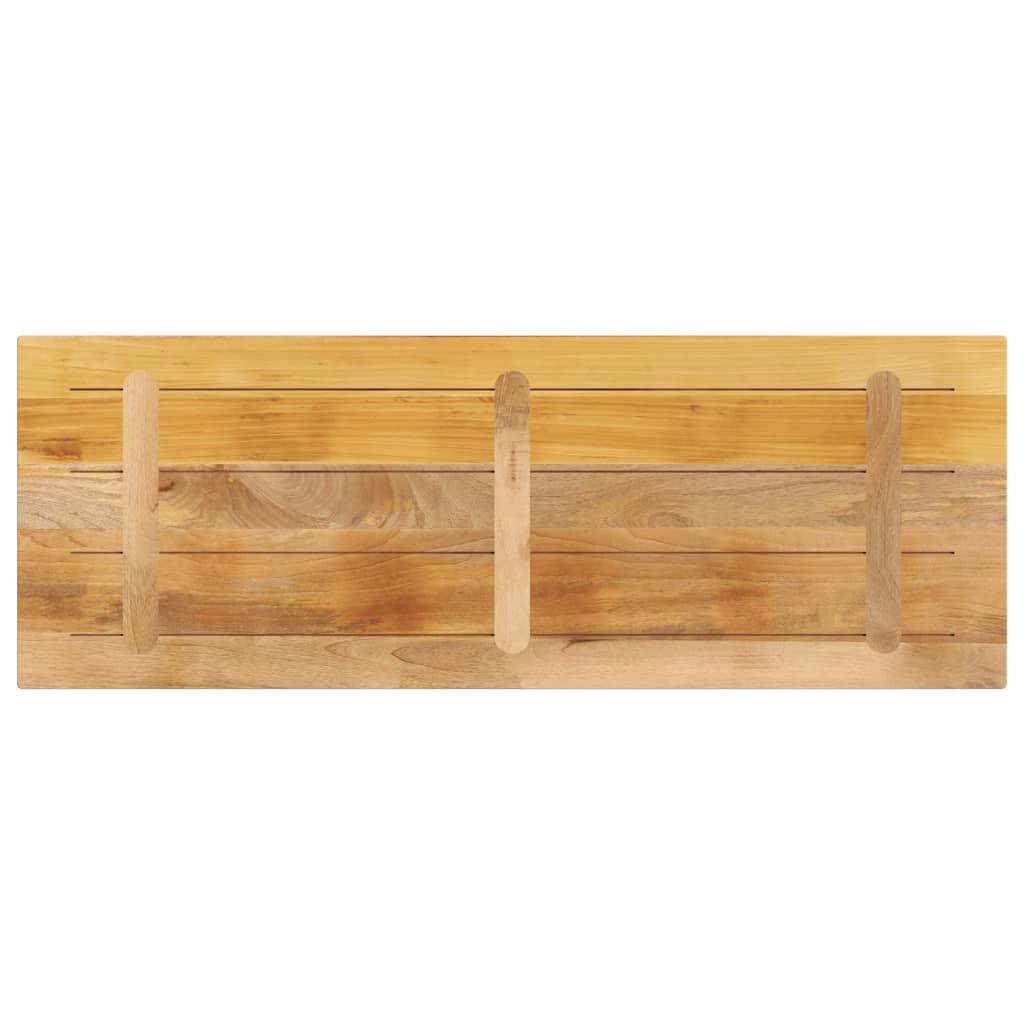 Ploča stola 140x50x3,8 cm pravokutna puna drvena gruba mango