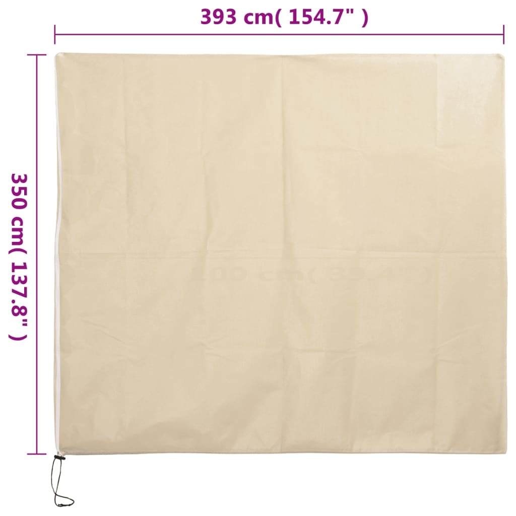 Navlake za biljke od flisa s patentom 4 kom 70 g/m² 3,93x3,5 m