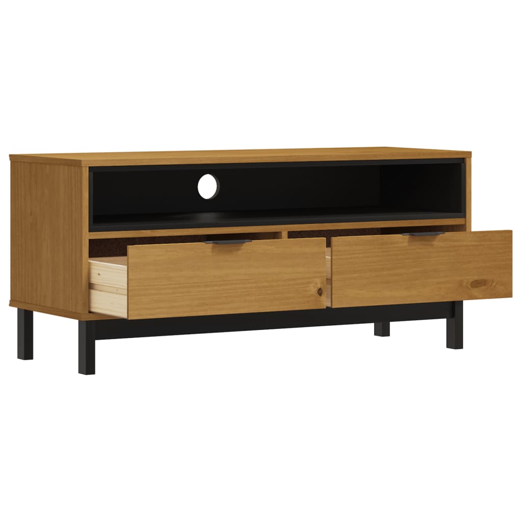 TV ormarić FLAM 110 x 40 x 50 cm od masivne borovine