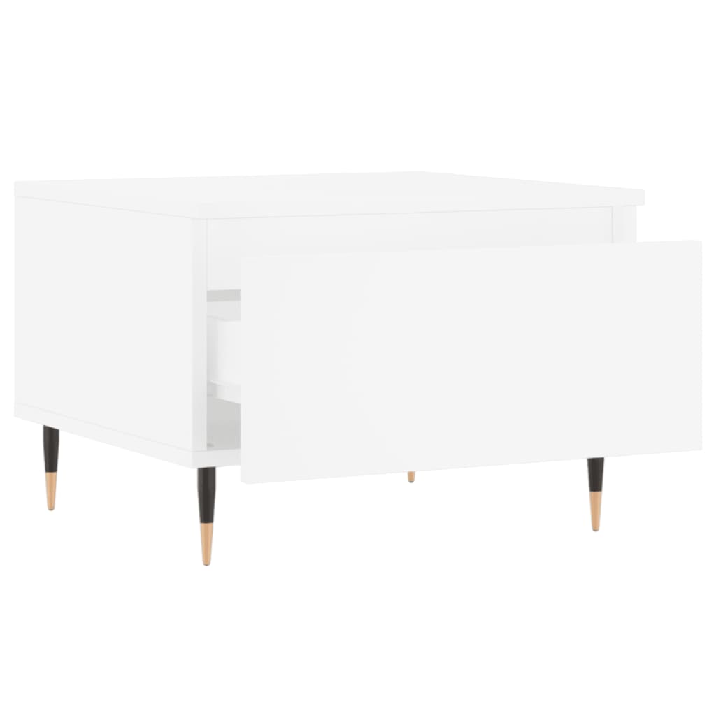 Stolići za kavu 2 kom bijeli 50 x 46 x 35 cm konstruirano drvo