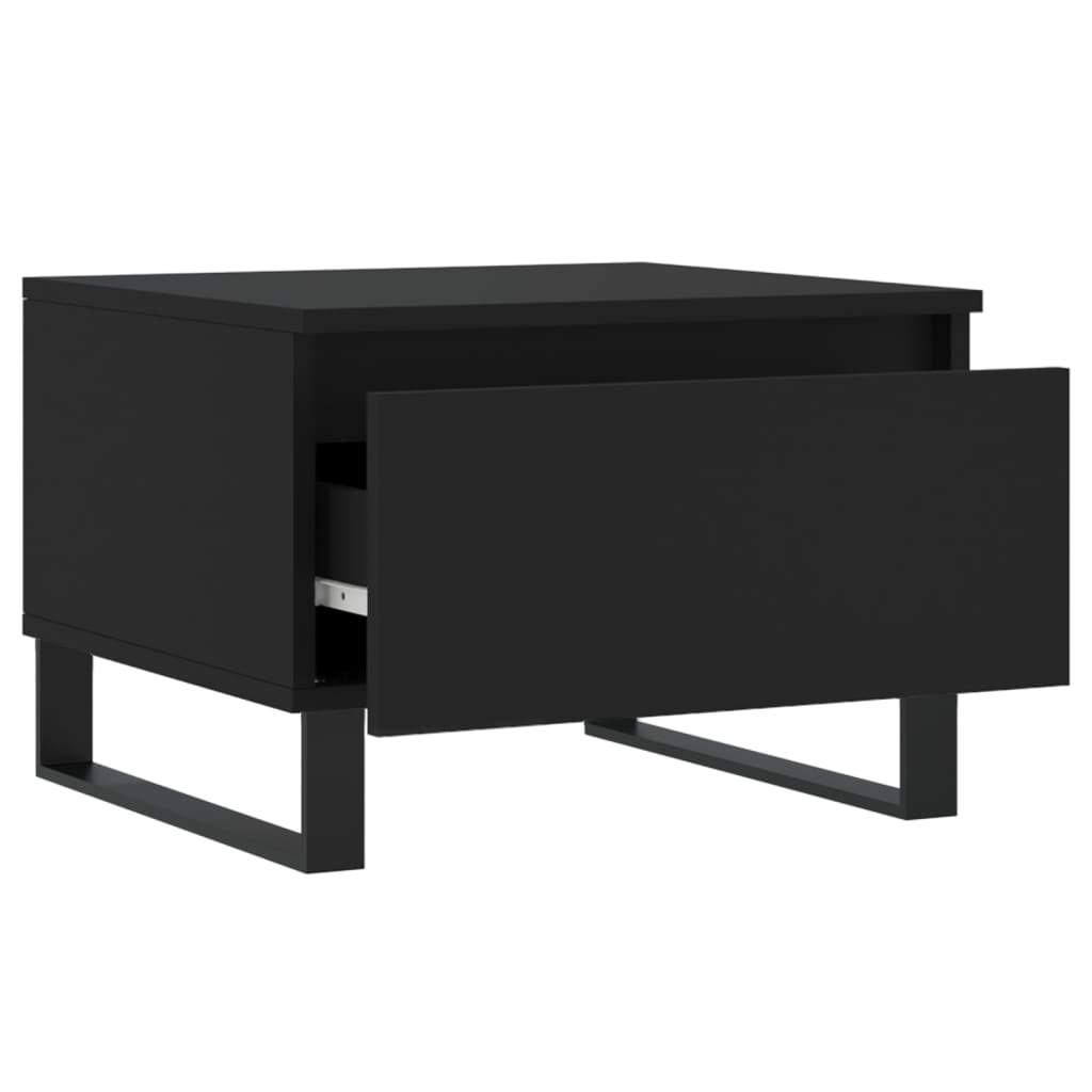 Stolići za kavu 2 kom crni 50 x 46 x 35 cm konstruirano drvo