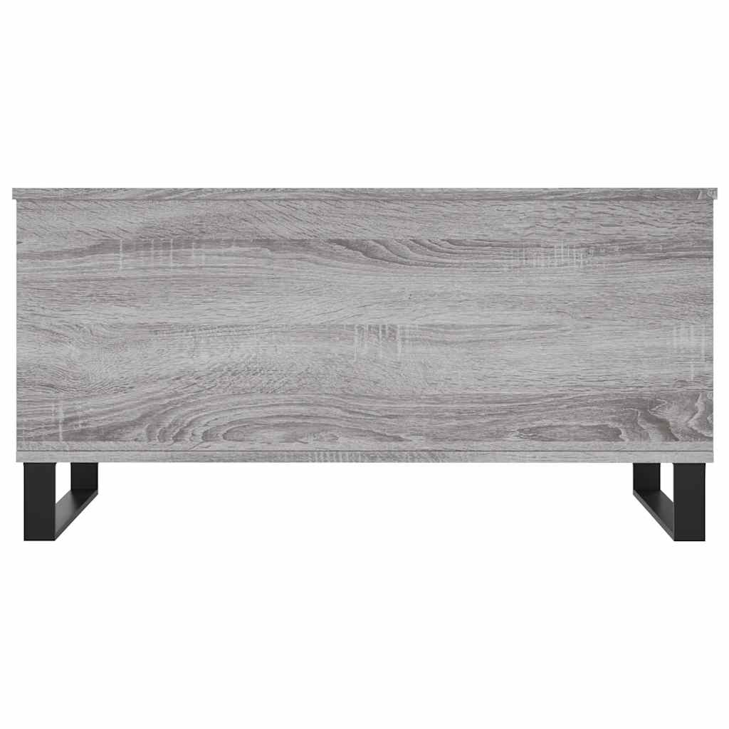 Stolić za kavu siva boja hrasta 90x44,5x45 cm konstruirano drvo