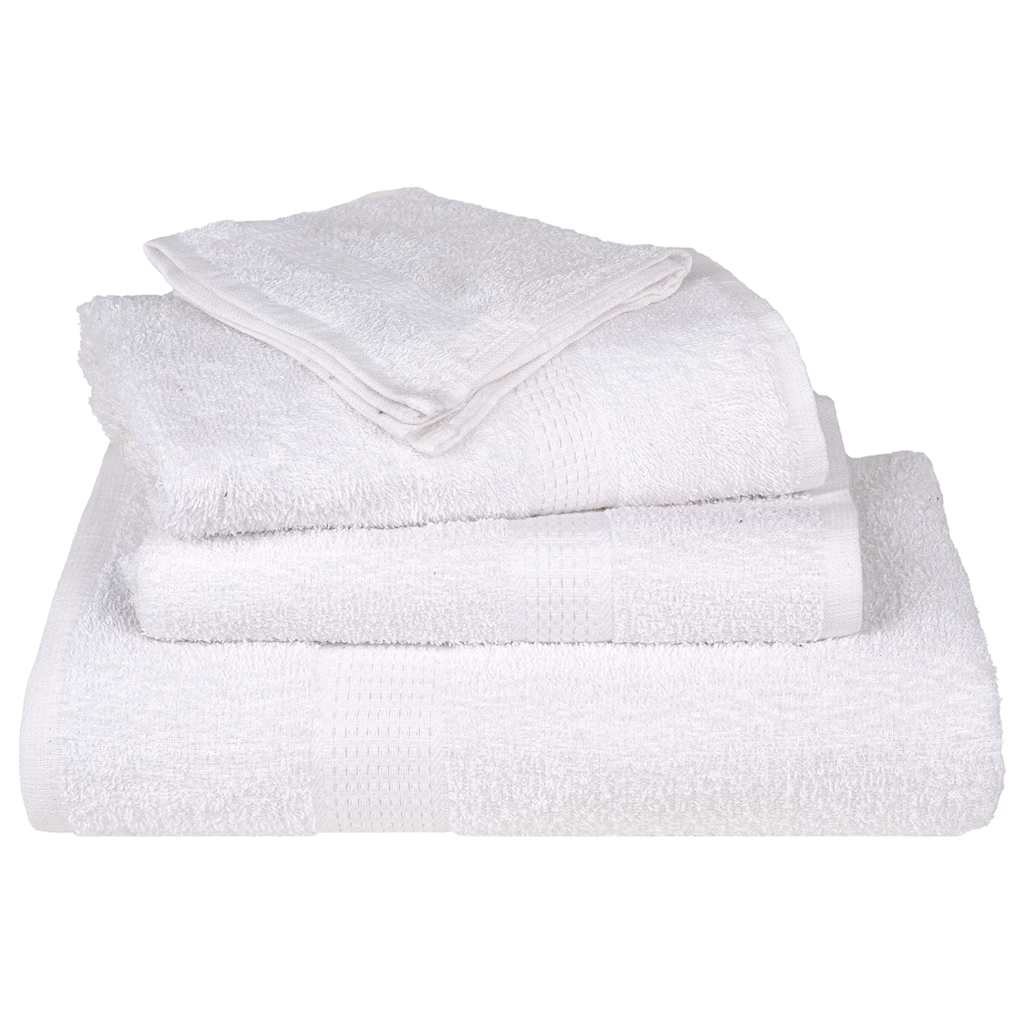 Krpe za pranje ŽABA 4 kom Bijele 15x21 cm 360 g/m²