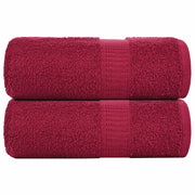 Ručnici za pranje FROGN 2 kom. Bordo 30x30 cm 360 g/m²