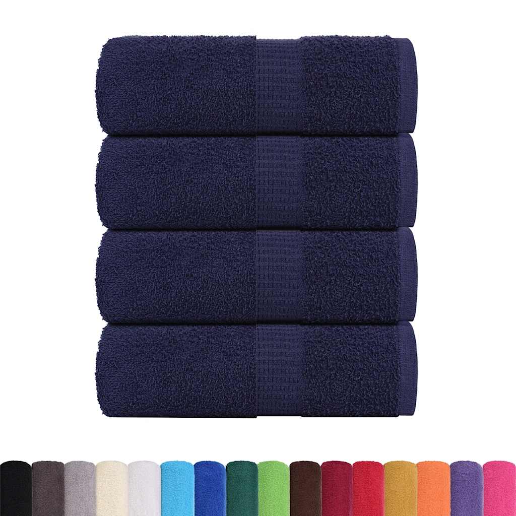 Ručnici za goste FROGN 4 kom. tamnoplave boje 30x50 cm 360 g/m²