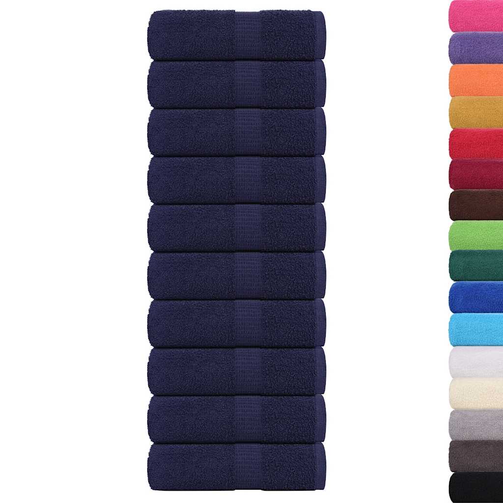 Ručnici za goste FROGN 10 kom. tamnoplave boje 30x50 cm 360 g/m²