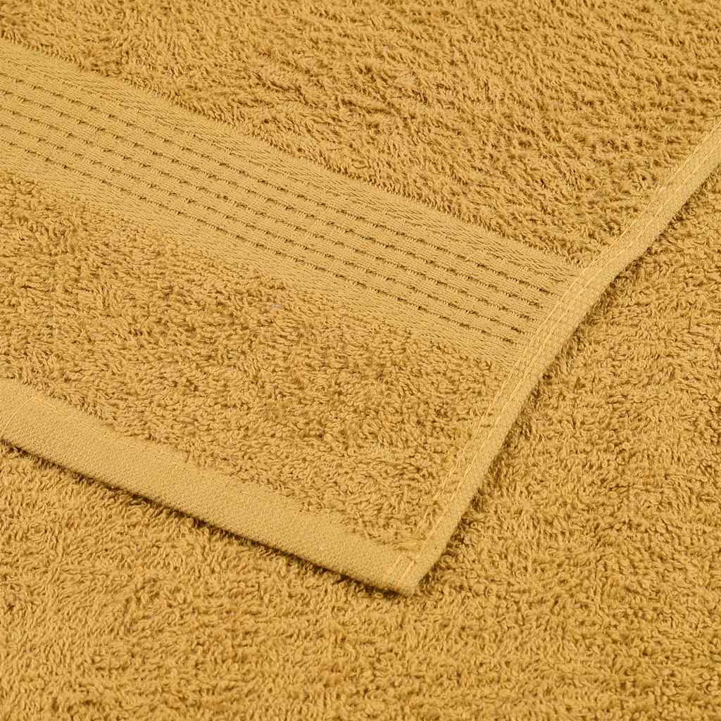 Ručnici za goste FROGN 10 kom. zlatne boje 30x50 cm 360 g/m²
