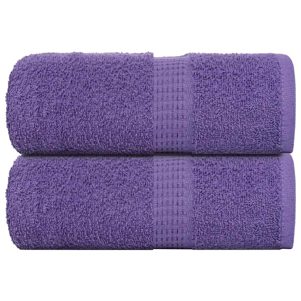 Ručnici za pranje ŽABA 2 kom. ljubičaste 30x30 cm 360 g/m²