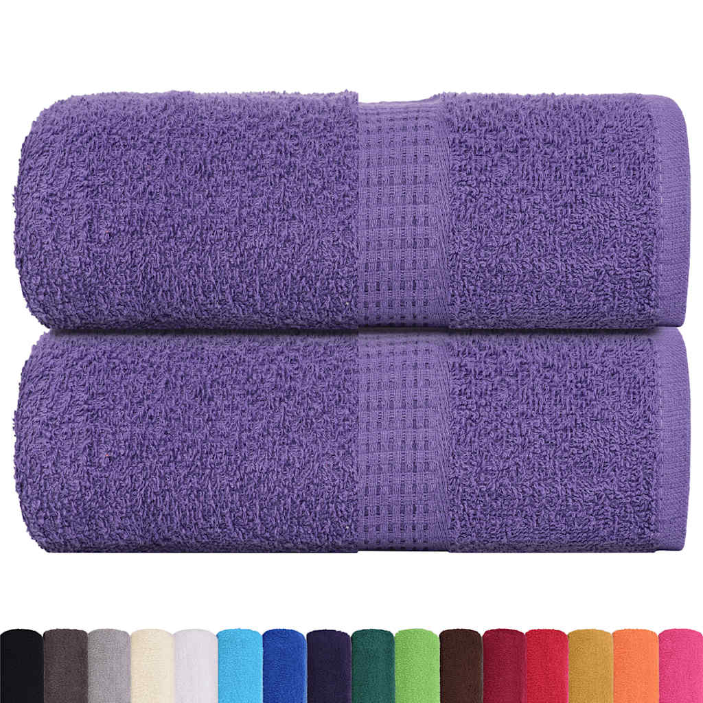 Ručnici za pranje ŽABA 2 kom. ljubičaste 30x30 cm 360 g/m²