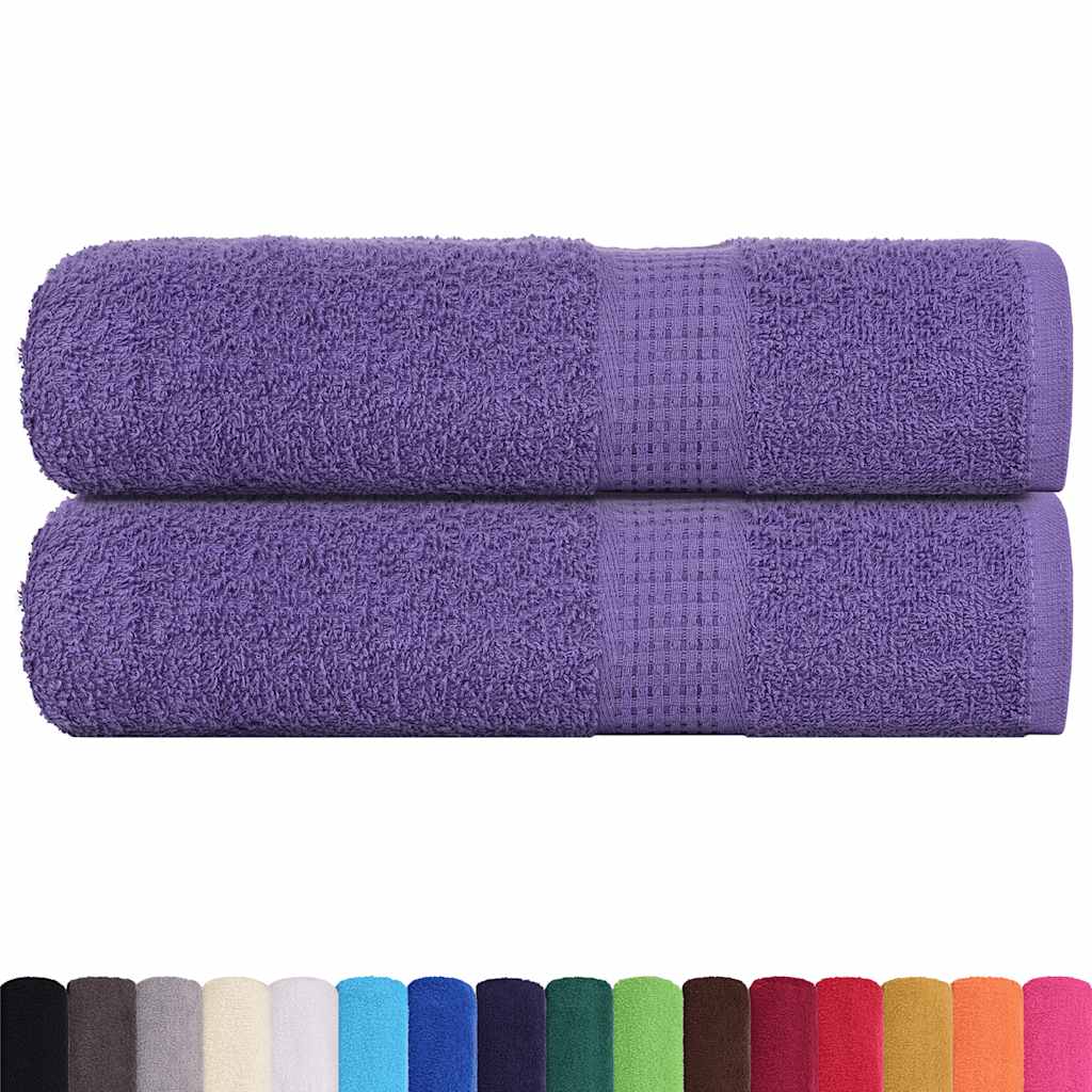 Ručnici za tuširanje FROGN 2 kom. ljubičaste 70x140 cm 360 g/m²