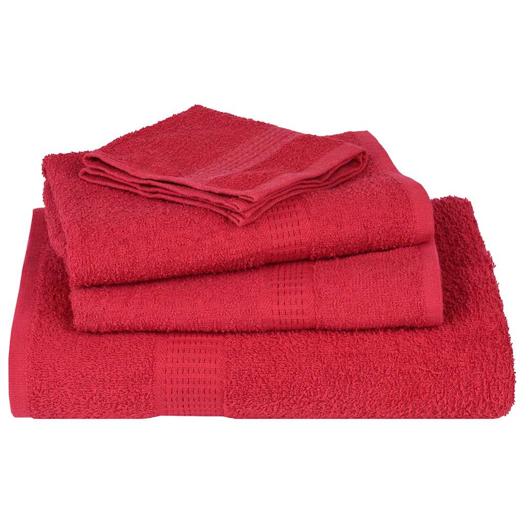 Ručnici za pranje FROGN 4 kom. Crveni 30x30 cm 360 g/m²