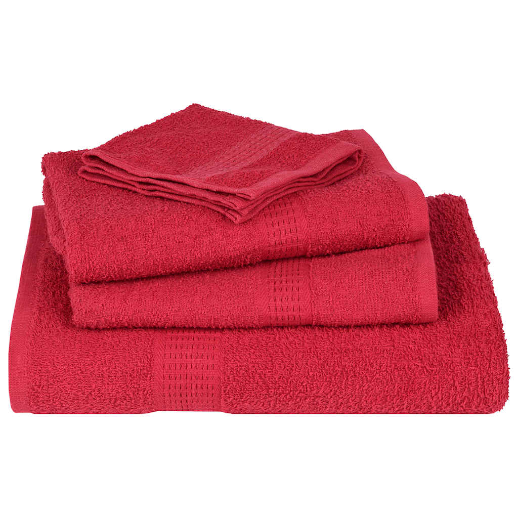 Ručnici za goste FROGN 4 kom. Crveni 30x50 cm 360 g/m²