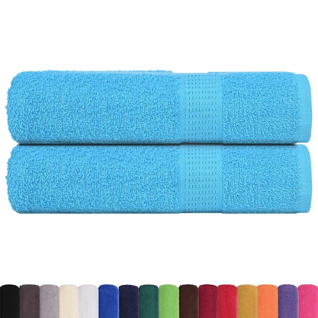 Ručnici za ruke FROGN 2 kom. tirkizni 50x100 cm 360 g/m²