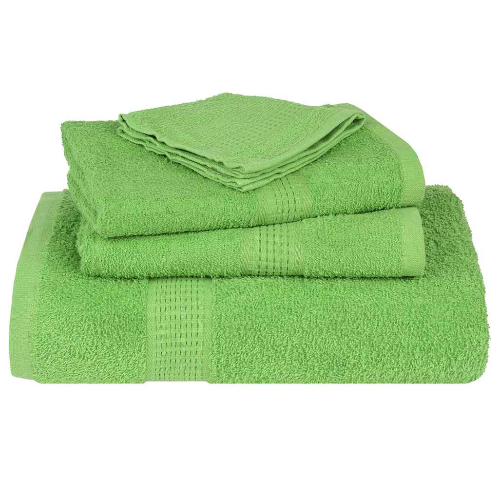 Ručnici za pranje FROGN 2 kom. Zelene boje jabuke 30x30 cm 360 g/m²
