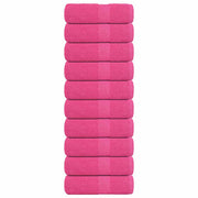Ručnici za pranje ŽABA 10 kom. Roze 30x30 cm 360 g/m²