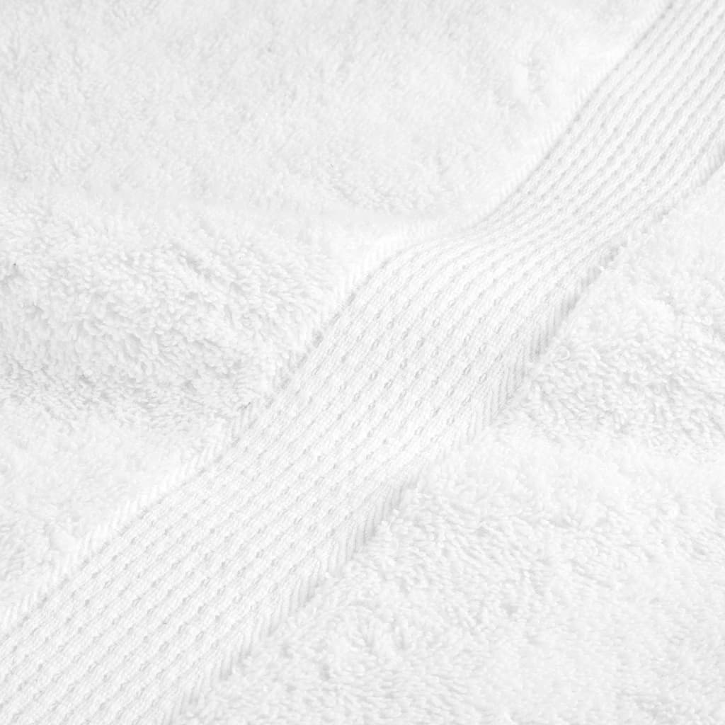 Premium ručnici za goste SOLUND 4 kom. Bijeli 30x50 cm 600 g/m²
