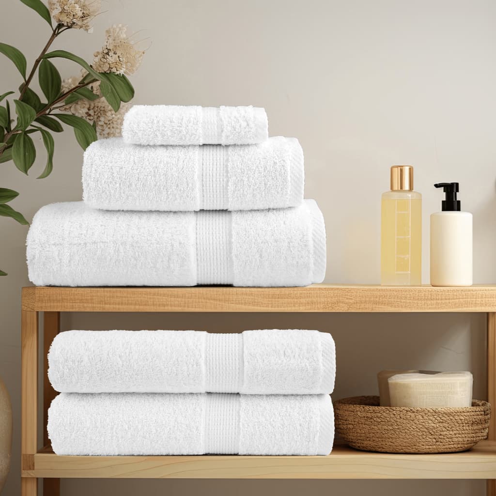 Premium ručnici za ruke SOLUND 2 kom. Bijeli 50x100 cm 600 g/m²