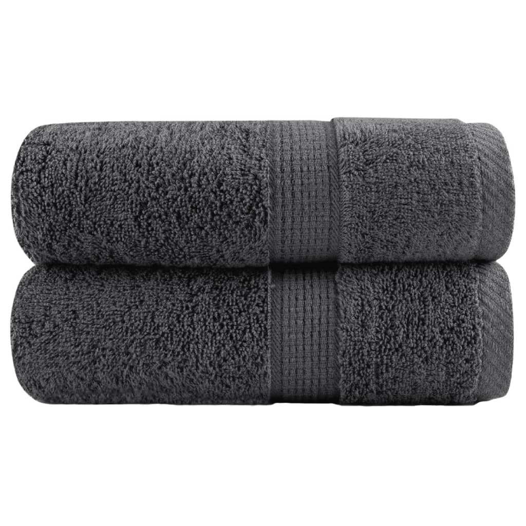 Premium ručnici za pranje SOLUND 2 kom. antracit 30x30 cm 600 g/m²