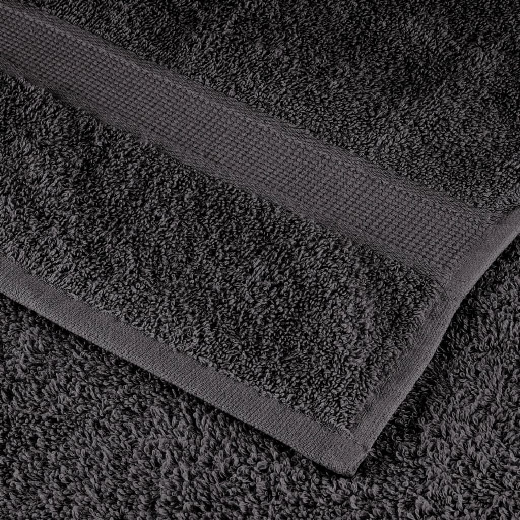 Premium ručnici za ruke SOLUND 2 kom. antracit 50x100 cm 600 g/m²