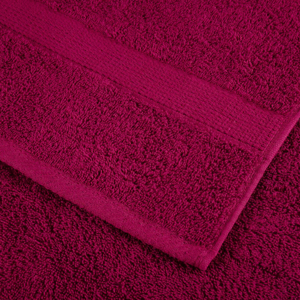 Premium ručnici za pranje SOLUND 4 kom. bordo 30x30 cm 600 g/m²