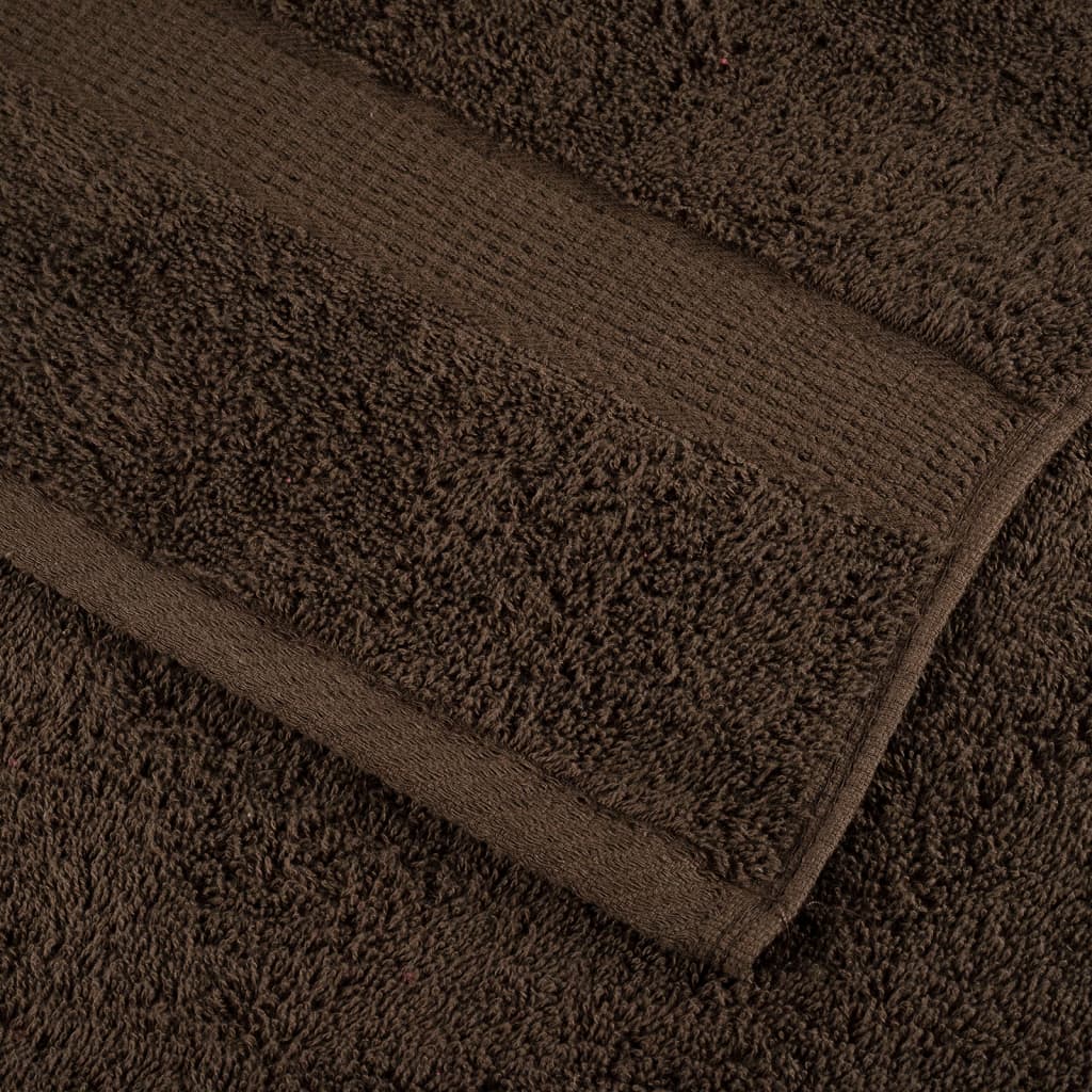 Premium ručnici za ruke SOLUND 2 kom. smeđi 50x100 cm 600 g/m²