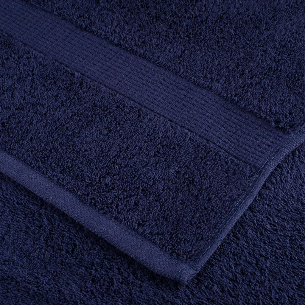 Premium ručnici za tuširanje SOLUND 2 kom. tamnoplave boje 70x140 cm 600 g/m²