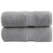 Premium ručnici za goste SOLUND 2 kom. sive 30x50 cm 600 g/m²