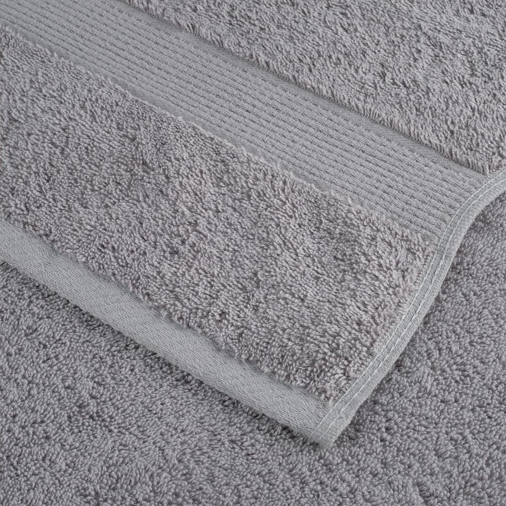 Premium ručnici za ruke SOLUND 2 kom. sivi 50x100 cm 600 g/m²