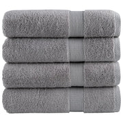 Premium ručnici za ruke SOLUND 4 kom. sivi 50x100 cm 600 g/m²