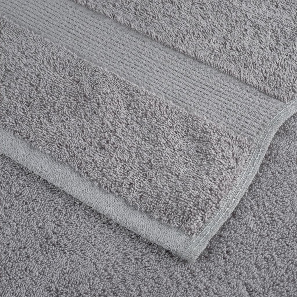 Premium ručnici za ruke SOLUND 4 kom. sivi 50x100 cm 600 g/m²