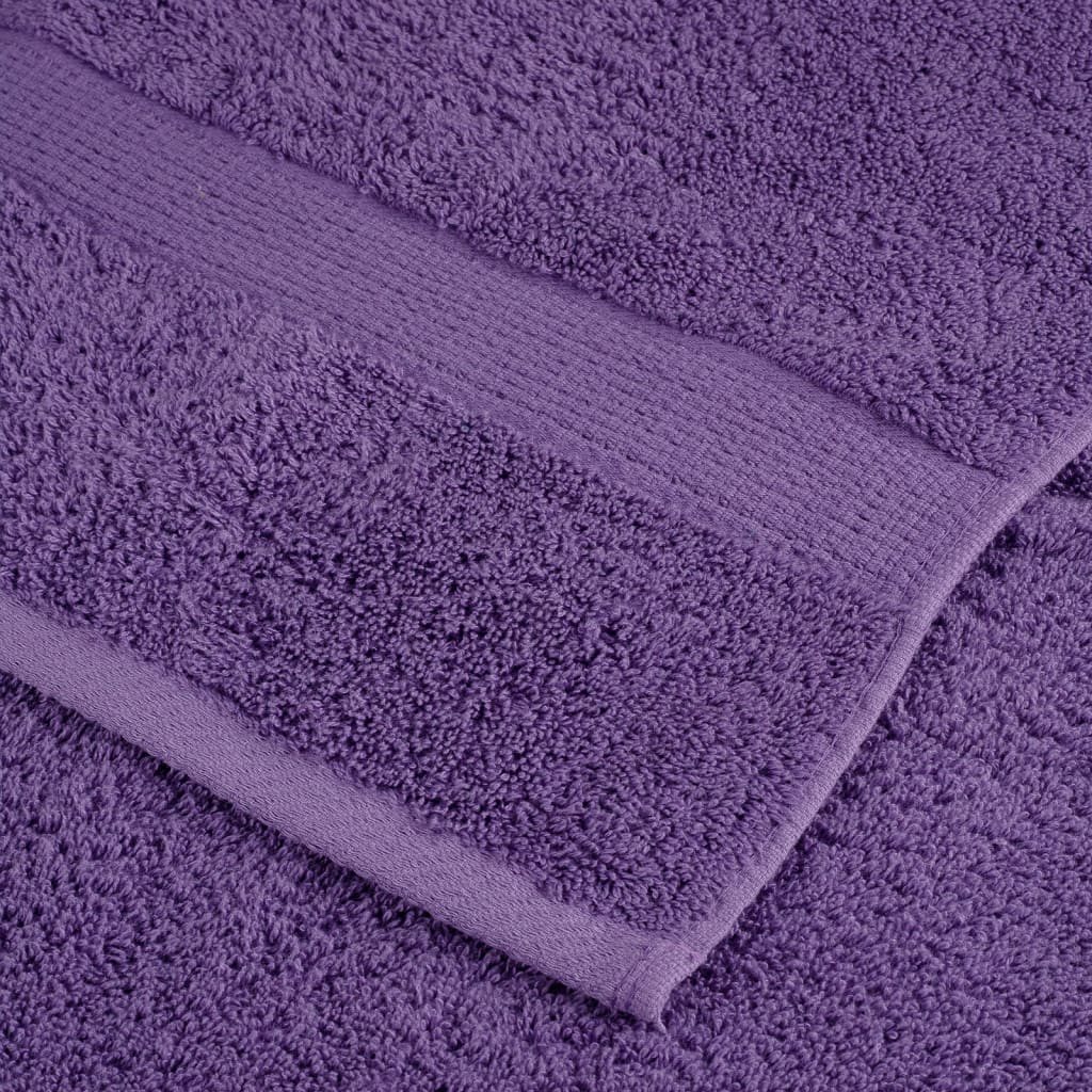 Premium ručnici za pranje SOLUND 4 kom. ljubičaste 30x30 cm 600 g/m²